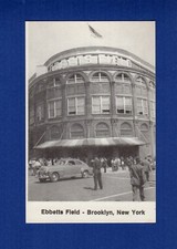 #4 EBBETTS FIELD, Brooklyn Dodgers~1977 ASCCA Show ad card-early show promotion