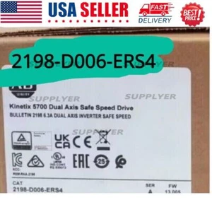 1PC Allen-Bradley 2198-D006-ERS4 NEW Factory Sealed Kinetix 5700 Servo Drive - Picture 1 of 3