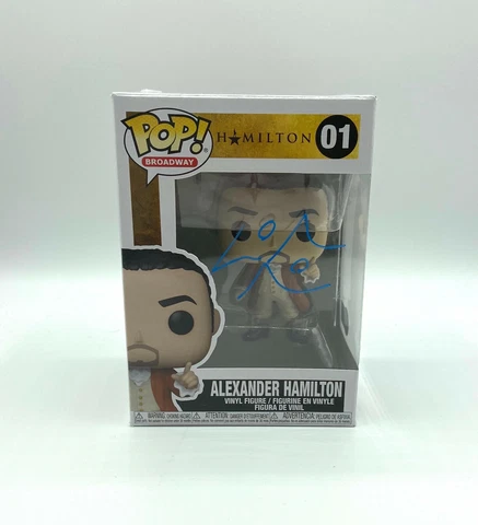 LIN-MANUEL MIRANDA ALEXANDER HAMILTON SIGNED AUTOGRAPH FUNKO POP BECKETT BAS Cover