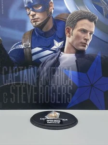 Solo clavijas de pulsera Hot Toys MMS243 1/6 del Capitán América - Imagen 1 de 2
