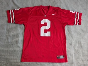 Vintage Nike Ohio State Football Jersey Adult Large Red Buckeyes #2 NCAA - Picture 1 of 12