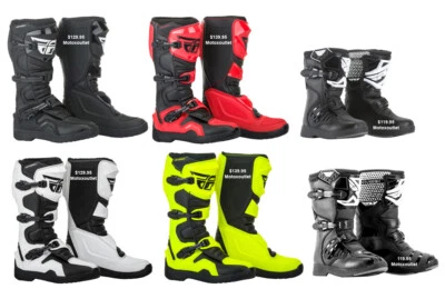 Botas de motocross FLY Racing Maverik moto de tierra montar ATV Maverick adulto joven niño Foto 1 de 4