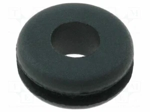 Tülle ØÖffn: 4,5mm schwarz Durchführungen ØÖffn.Mont: 8mm Gummi - Picture 1 of 1
