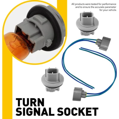 Juego de enchufes de bombilla de señal de giro delantera para Toyota Camry RAV4 90075-60028 Foto 1 de 4
