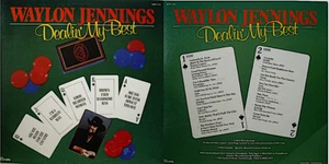 WAYLON JENNINGS rare import LP: Dealin' My Best - 1985 Canada-only comp - SS - Picture 1 of 1