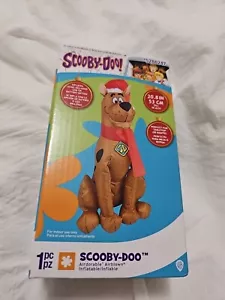 Gemmy Scooby-Doo Mystery Fun Christmas Santa Hat Airblown Inflatable New In Box - Picture 1 of 4