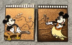 2023 DISNEY MICKEY/MINNIE **Hawaiian Holiday** 95 MAGICAL YEARS MYSTERY PIN SET - Picture 1 of 2