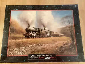 Waddingtons Great Western Railway Double Header At Dainton 500 Piece Jigsaw 1989 - Picture 1 of 2