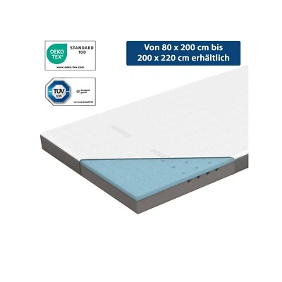 Genius eazzzy Matratzentopper Deluxe 100x200 x9 cm Topper Matratzenauflage Visco - Bild 1 von 4