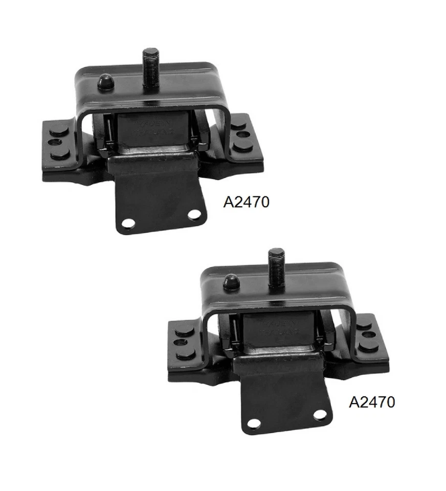 2 PCS FRONT LEFT & RIGHT MOTOR MOUNT FOR 1975-1976 CADILLAC DEVILLE 8.2L - Image 1 of 1