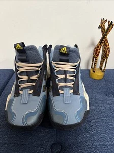 Size 8- Adidas Exhibit B Mid Top - Candace Parker Blue Basketball Shoe -GZ2375 - Picture 1 of 3