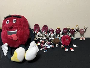 California Raisins 80er Jahre Plüsch & Actionfigur 16 Stück - Vintage Sammlerstück - Bild 1 von 9