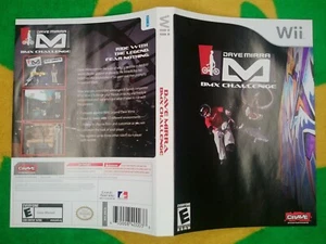 Dave Mirra BMX Challenge Nintendo Wii Cover Art Only - Picture 1 of 1