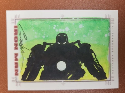 Iron Man 2008 Rittenhouse Marvel Sketchafex Sketch Card by Kevin Graham - Image 1 of 2