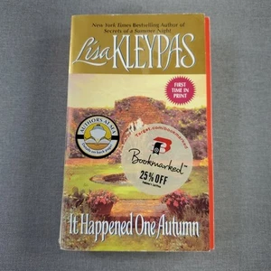 It Happened One Autumn By Lisa Kleypas 2005 Paperback Book 1st Stepback Cover - Picture 1 of 7
