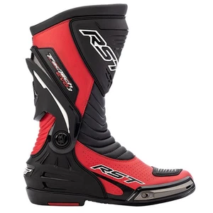 RST Motorbike Sports Track Race Tractech Evo 3 CE Boots - Red Black - Picture 1 of 6