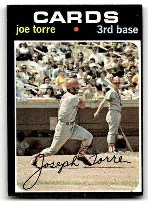 1971 Topps #370 Joe Torre St. Louis Cardinals En muy buen estado-¡Conjunto de corte muy buen estado! Foto 1 de 2