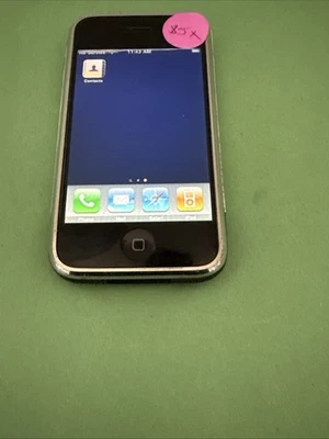 Apple iPhone 1st Generation - 8GB- Black - A1203 (GSM) Read - Image 1 of 4