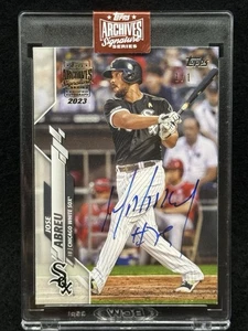 2023 Topps 1/1 Jose Abreu Gold Label Archives Signature Series Auto One Of One! - Picture 1 of 4