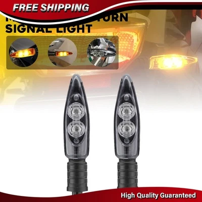 Luz intermitente indicadora de señal de giro LED delantera para BMW HP4 S1000R S1000RR S1000XR Foto 1 de 4