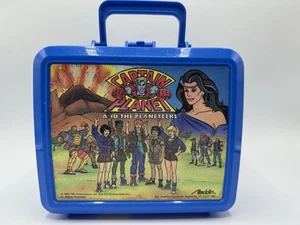 Captain Planet & The Planeteers Lunchbox Only *No Thermos* 1990 Vintage Aladdin - Picture 1 of 11