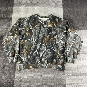 VTG Liberty Realtree Camo Sweatshirt Mens XL Hardwoods Camoflauge Crewneck Y2K - Picture 1 of 7