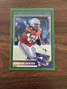2025 Panini Score - Green RC #90 Donovan Jackson Minnesota Vikings Rookie NM - Picture 1 of 5