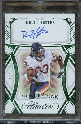 Devin Hester 2024 Flawless Honored Ink Auto Autograph Chicago Bears 3/5 - Image 1 of 2