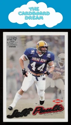 Jeff Paulk 1999 Pacific Paramount #15 RC Rookie Atlanta Falcons - Image 1 of 2
