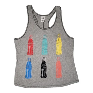 Coca Cola Around the World Bottles Pop Art Graphic Racer Back Top Size XXL (19) - Picture 1 of 7