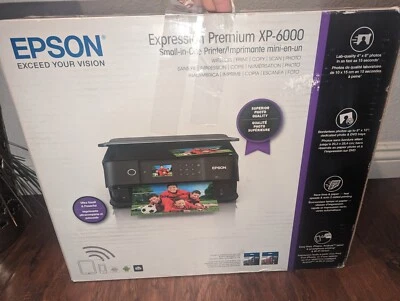 Epson Expression Premium XP-6000 Wireless Color Photo Printer with Scanner *New - Image 1 of 4
