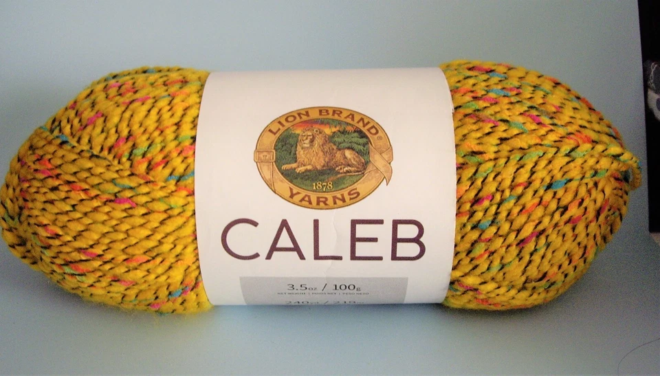 LION BRAND CALEB YARN...COLOR GOLD SPECKLED - Image 1 of 1