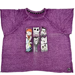 DISNEY Jim Burton’s NIGHTMARE BEFORE CHRISTMAS GR. 2XL SHIRT LILA - Bild 1 von 6