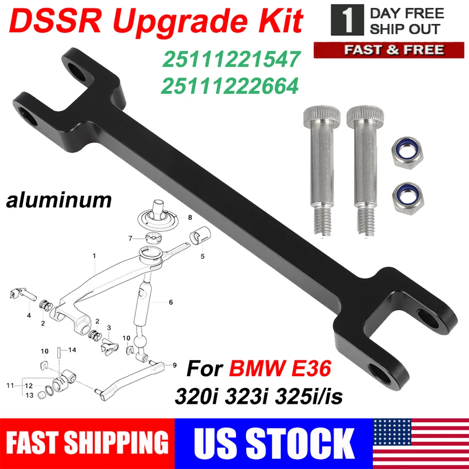 DSSR For BMW E36 320i 323i 325 Transmission Double Shear Selector Rod Linkage US - Image 1 of 4