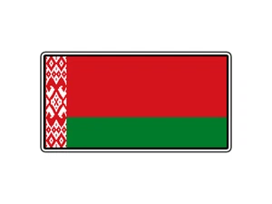 #1170 Belarus Flag World Country Sticker Waterproof Vinyl Decal Die-Cut Car - Picture 1 of 1