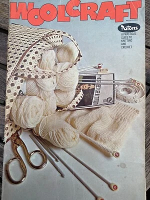 Patons Woolcraft  Australian Version Practical Guide Knitting & Crochet & Patts. - Image 1 of 4