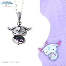 Digimon Adventure 02 Ukkomon Pendand Necklace stone : Amethyst Japan New Gift