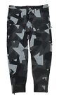 Rlx Ralph Lauren Men's Black Multi Geometric Patterned Double Knit Jogger Pants