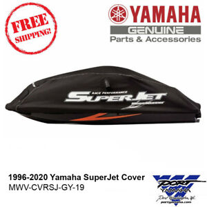 OEM Yamaha SuperJet 1996-2020 Waverunner Cover Black  MWV-CVRSJ-GY-19