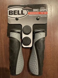 Empuñaduras de goma para manija de bicicleta Bell Sports Comfort 750 gris/negro NUEVO - Imagen 1 de 4