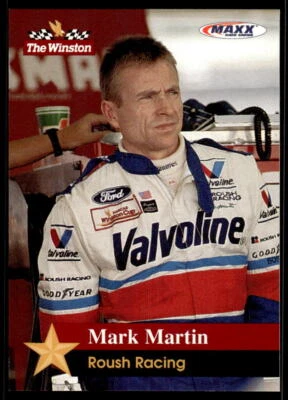 Mark Martin 1993 Maxx The Winston # 2 Base - Image 1 of 2