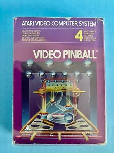 Video Pinball (CIB) (Atari 2600, PAL) ***more rare purple box***
