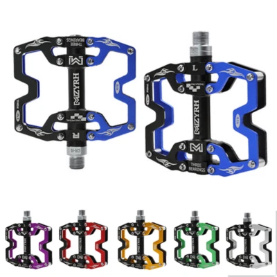 MZYRH Pedal de Bicicleta de Ciclismo Pedales de Bicicleta de Carretera de Montaña CNC 9/16" Sellado 3 Rodamientos Foto 1 de 4