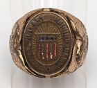 1920S Citizen Military Training Camps Ring In Enameled & Gold-Plated Brass