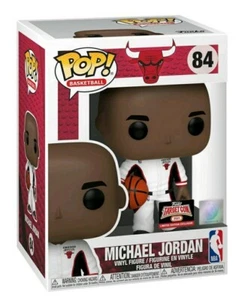 Funko Pop! Michael Jordan White Warm-Up #84 Target Con Exclusive - In HAnd - Picture 1 of 4