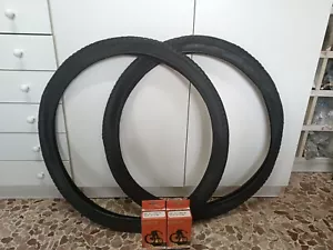 2 COPERTONI +2 CAMERE D'ARIA 26 x 2 x 1-3/4 PER MOTO GUZZI GUZZINO 65 - Imagen 1 de 4