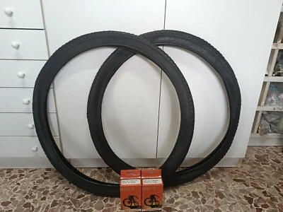 2 COPERTONI +2 CAMERE D'ARIA 26 x 2 x 1-3/4 PER MOTO GUZZI GUZZINO 65