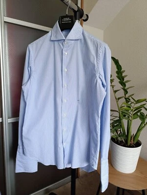 EMANUELE MAFFEIS CAMICIA A RIGHE SENZA RUGHE TUTTO IL GIORNO CON GEMELLI - Immagine 1 di 4