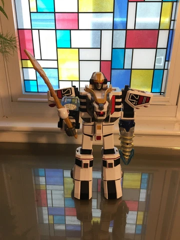 Bandai Mighty Morphin Power Rangers Legacy White Tigerzord Toys R Us Exclusive Cover