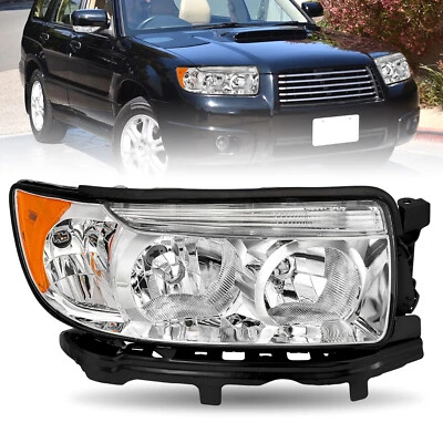 For 2006 2007 2008 Subaru Forester Headlight Headlamp Passenger Right Side 06-08 - Image 1 of 4